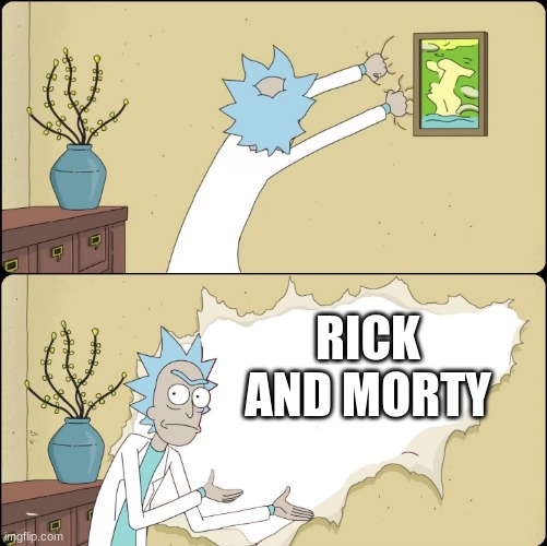 Rick Rips Wallpaper | RICK AND MORTY | image tagged in rick rips wallpaper | made w/ Imgflip meme maker