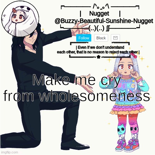 Eri temp | Make me cry from wholesomeness | image tagged in eri temp | made w/ Imgflip meme maker