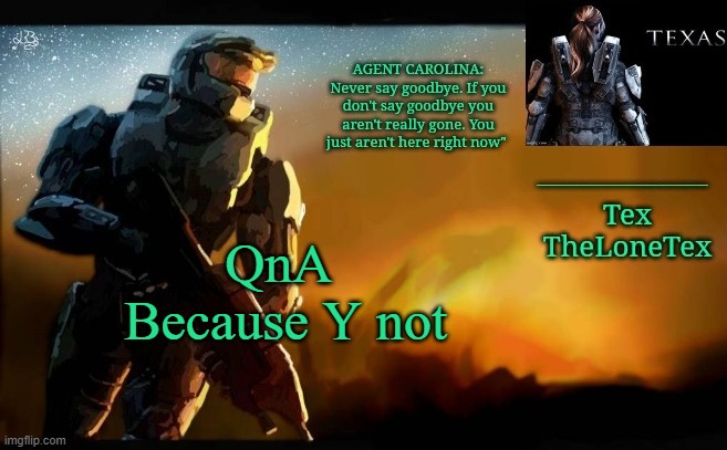 Announcement templaaatteee | QnA 
Because Y not | image tagged in announcement templaaatteee | made w/ Imgflip meme maker