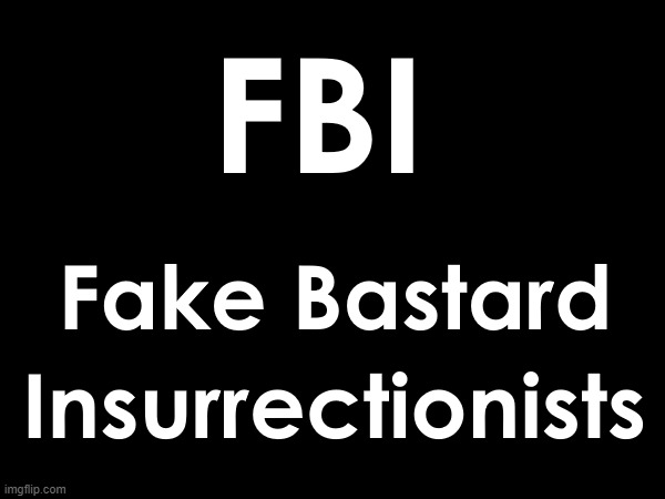 FBI are a JOKE | image tagged in fbi,feds,maga,qanon,trump | made w/ Imgflip meme maker