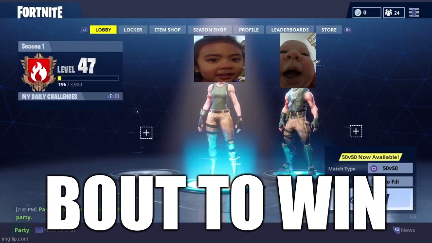 just cuz | BOUT TO WIN | image tagged in i have no idea what i am doing | made w/ Imgflip meme maker