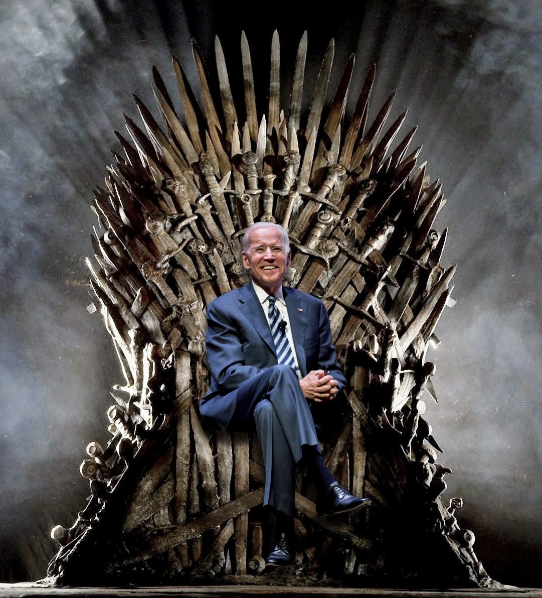 Biden's Throne Blank Meme Template