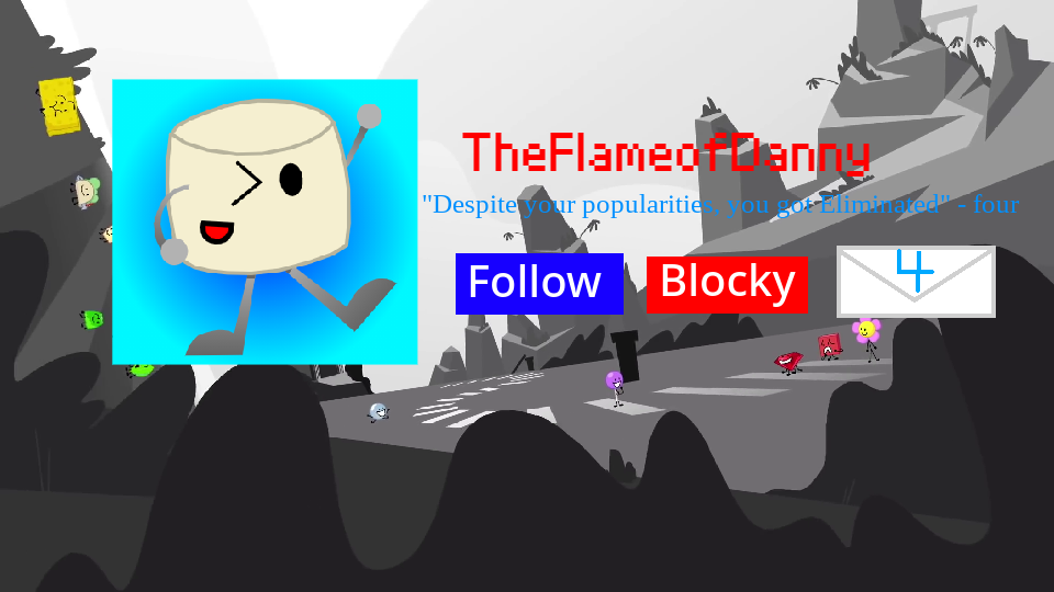 High Quality TFoD BFB/TPOT announcement template Blank Meme Template