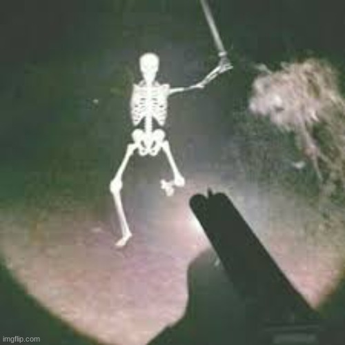 skeleton shotgun | image tagged in skeleton shotgun | made w/ Imgflip meme maker