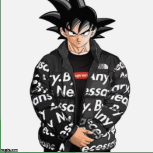 its just drippy goku | image tagged in wtf | made w/ Imgflip meme maker
