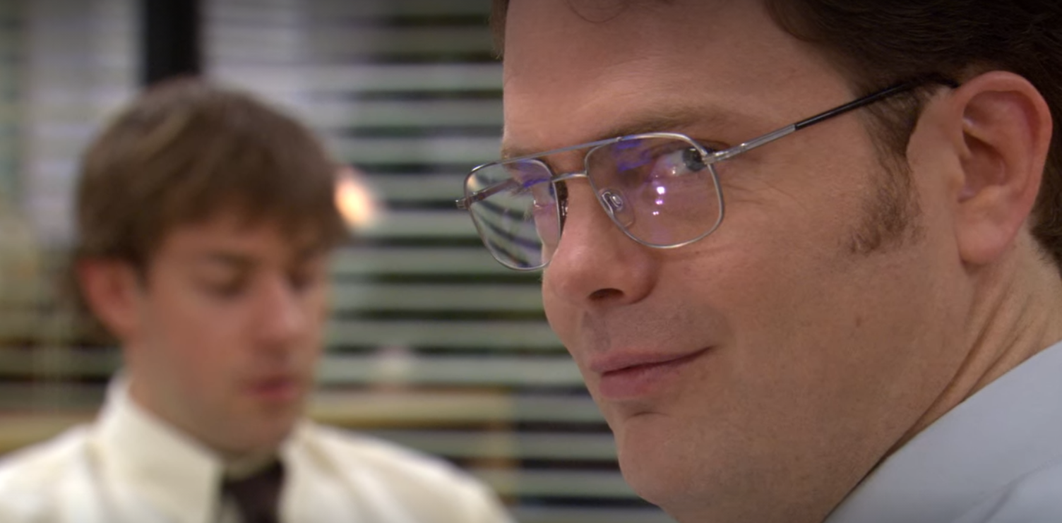 Dwight schrute smile