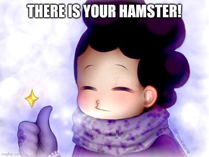 Mineta Approves | THERE IS YOUR HAMSTER! | image tagged in mineta approves | made w/ Imgflip meme maker