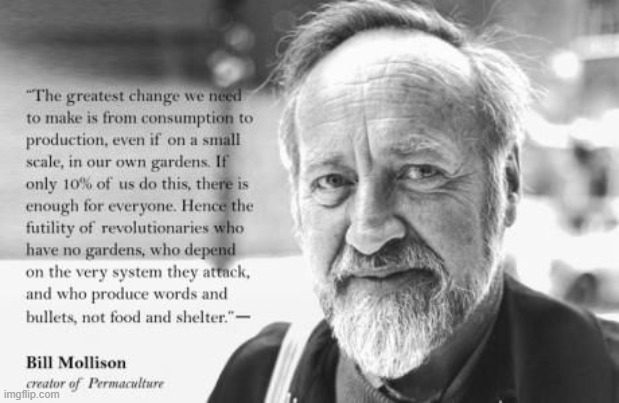 Bill Mollison | image tagged in bill mollison | made w/ Imgflip meme maker
