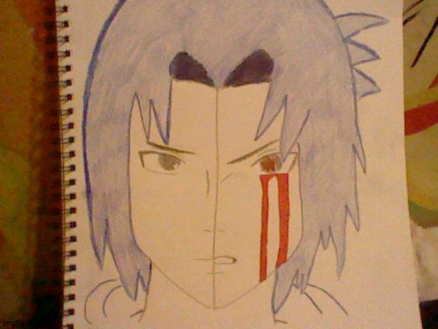 Sasuke drawing | made w/ Imgflip meme maker