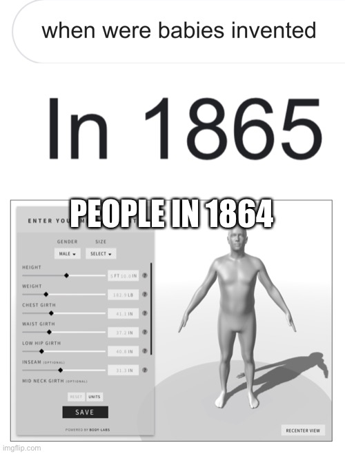 PEOPLE IN 1864 | image tagged in people | made w/ Imgflip meme maker