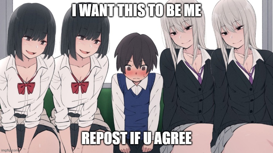 Four Beautiful Girls Seducing One Poor Lucky Little Boy | I WANT THIS TO BE ME; REPOST IF U AGREE | image tagged in four beautiful girls seducing one poor lucky little boy | made w/ Imgflip meme maker