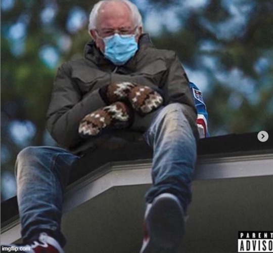 First thing first, Rest in peace uncle Sam. | image tagged in j cole,rap,music,bernie sanders,bernie sitting | made w/ Imgflip meme maker
