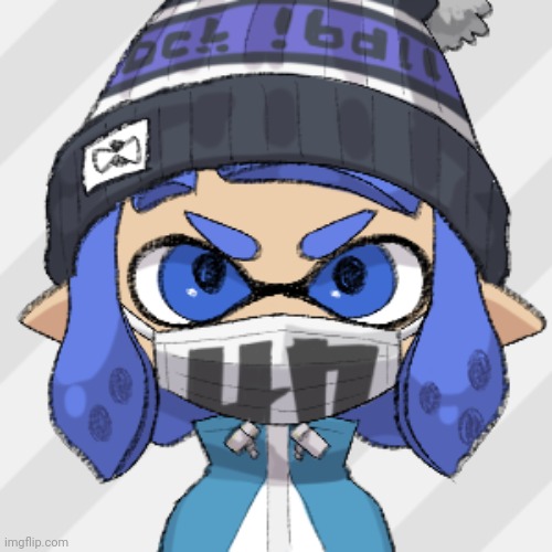 Inkling glaceon | image tagged in inkling glaceon | made w/ Imgflip meme maker