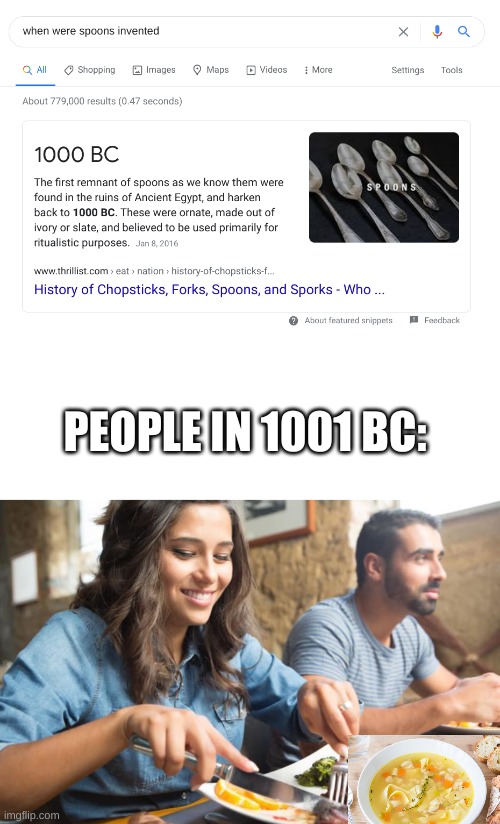 PEOPLE IN 1001 BC: | image tagged in memes,blank transparent square | made w/ Imgflip meme maker