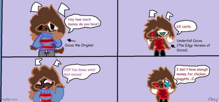 BRUH I FOUND A COMIC I MADE 3 YEARS AGO- XDDD | made w/ Imgflip meme maker