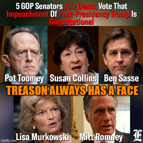 Faces of Treason | TREASON ALWAYS HAS A FACE | image tagged in rinos | made w/ Imgflip meme maker