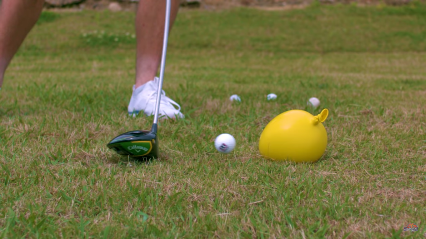 Golfing For Water Balloons Blank Meme Template