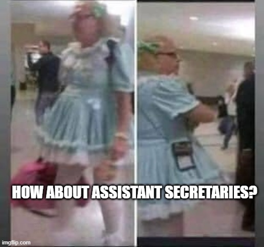 HOW ABOUT ASSISTANT SECRETARIES? | made w/ Imgflip meme maker