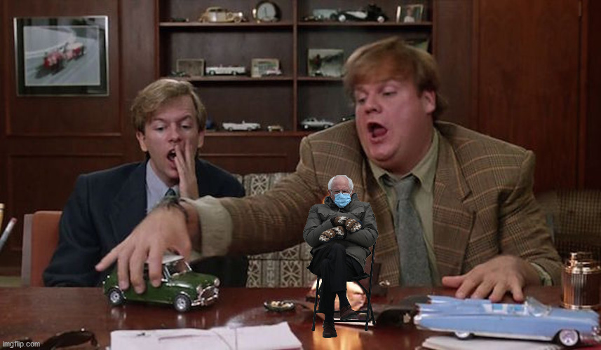 Tommy Boy | image tagged in bernie mittens | made w/ Imgflip meme maker
