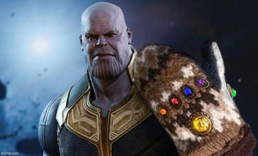 thanos | image tagged in thanos,avengers,bernie sanders,bernie mittens,infinity gauntlet,thanos infinity stones | made w/ Imgflip meme maker