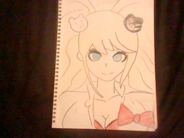 Junko Enoshima drawing | made w/ Imgflip meme maker