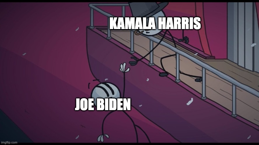 Ranked: betrayed | KAMALA HARRIS; JOE BIDEN | image tagged in henry stickman | made w/ Imgflip meme maker