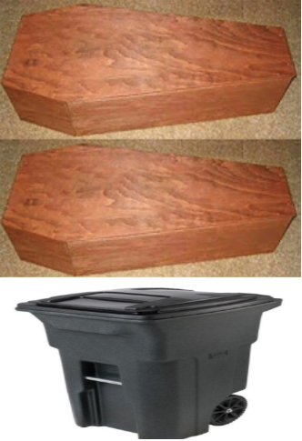 High Quality Rich people poor people (trash can edition) Blank Meme Template