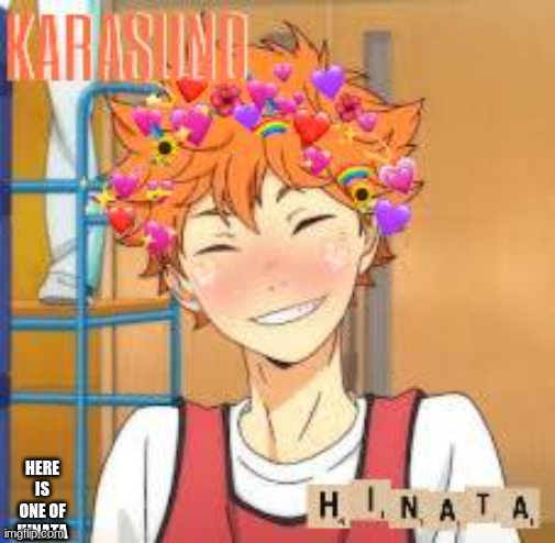 HERE IS ONE OF HINATA | made w/ Imgflip meme maker