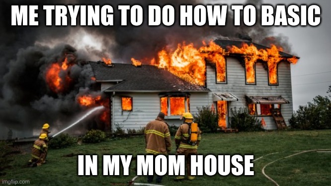 Memes | ME TRYING TO DO HOW TO BASIC; IN MY MOM HOUSE | image tagged in memes | made w/ Imgflip meme maker