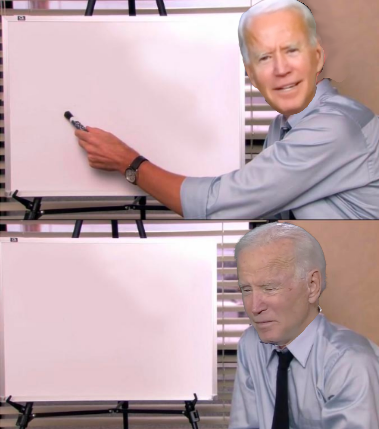 Biden Lie Blank Meme Template