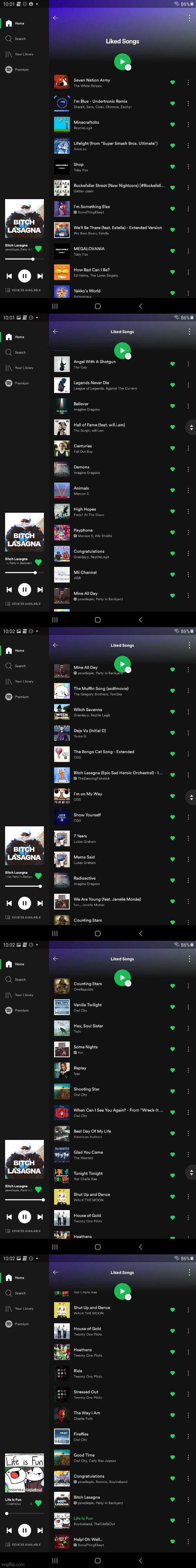 my Playlist | made w/ Imgflip meme maker