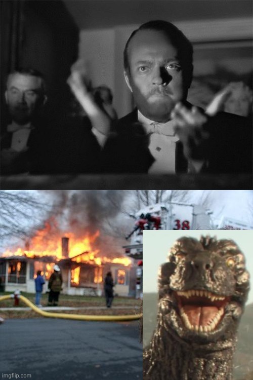 image tagged in clapping,memes,disaster girl | made w/ Imgflip meme maker