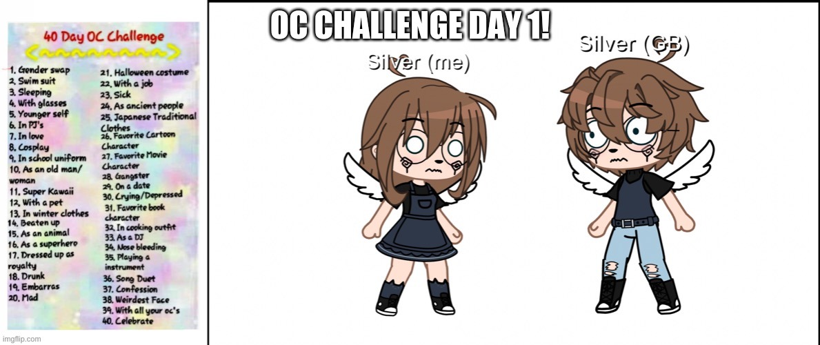 OC CHALLENGE DAY 1! | made w/ Imgflip meme maker