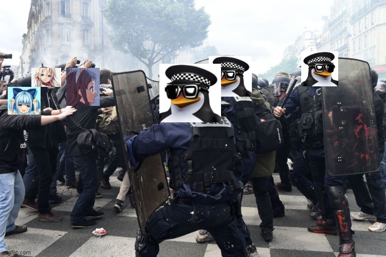 BREAKING NEWS: Anime girls start a violent protest at Downtown Imgfliptown | image tagged in anti-anime,riot,protest,anime | made w/ Imgflip meme maker
