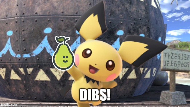 pichu | DIBS! | image tagged in pichu | made w/ Imgflip meme maker