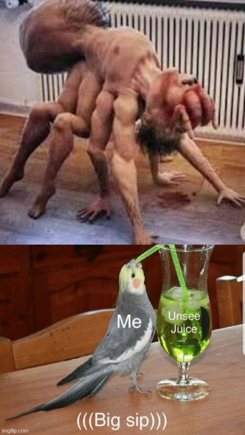 BIGGGG SIP | image tagged in unsee juice | made w/ Imgflip meme maker