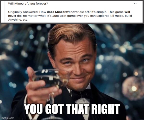 Yes | YOU GOT THAT RIGHT | image tagged in memes,leonardo dicaprio cheers | made w/ Imgflip meme maker
