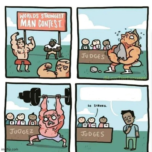 World's Strongest Man Contest Blank Meme Template
