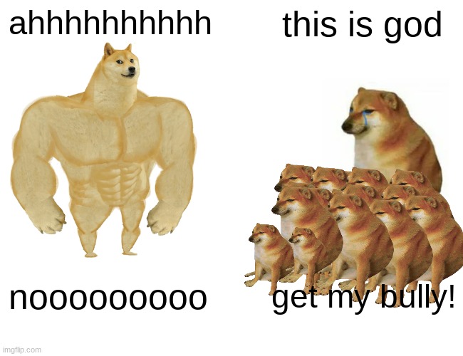 Buff Doge vs. Cheems Meme Generator - Imgflip