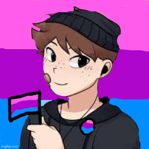 Mah avatar | image tagged in bisexual,lgbtq,avatar | made w/ Imgflip meme maker