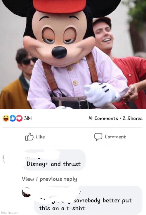 [TITLE REDACTED BY THE 05 COUNCIL] | image tagged in seductive mickey mouse | made w/ Imgflip meme maker