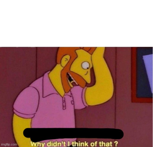 My goodness what an idea why didnt i think of that | image tagged in my goodness what an idea why didnt i think of that | made w/ Imgflip meme maker