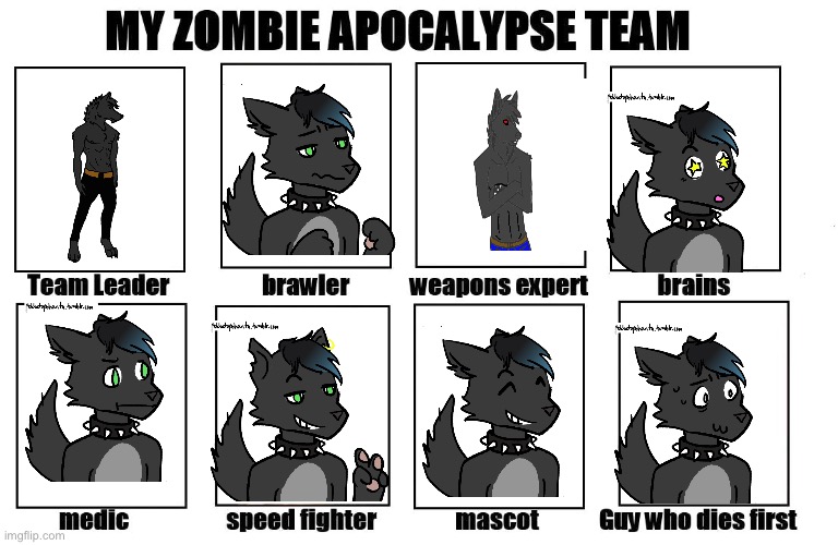 BEHOLD! THE ERIC REPUBLIC | image tagged in my zombie apocalypse team | made w/ Imgflip meme maker