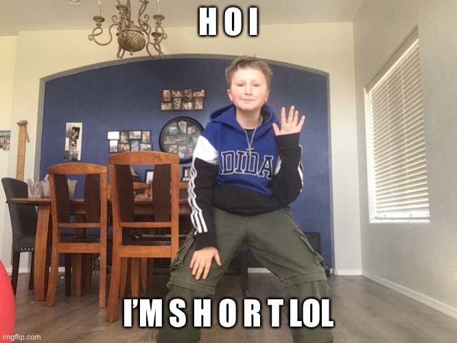 H O I; I’M S H O R T LOL | made w/ Imgflip meme maker