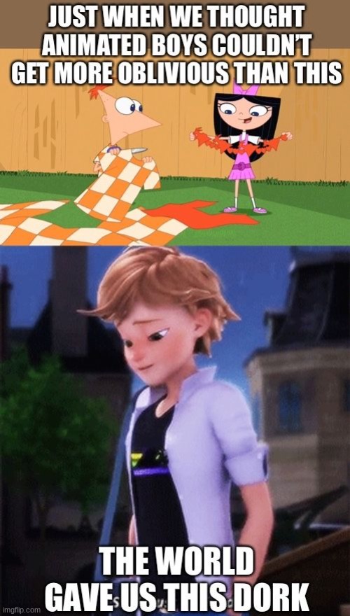 Blind Adrien | image tagged in miraculous is blind | made w/ Imgflip meme maker