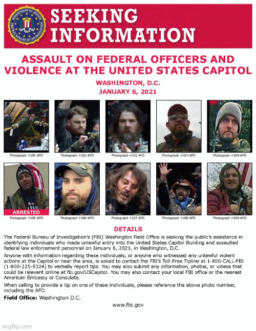 Wanted MAGA terrorists #5 | image tagged in thugs,terrorists,stupid criminals,maga | made w/ Imgflip meme maker