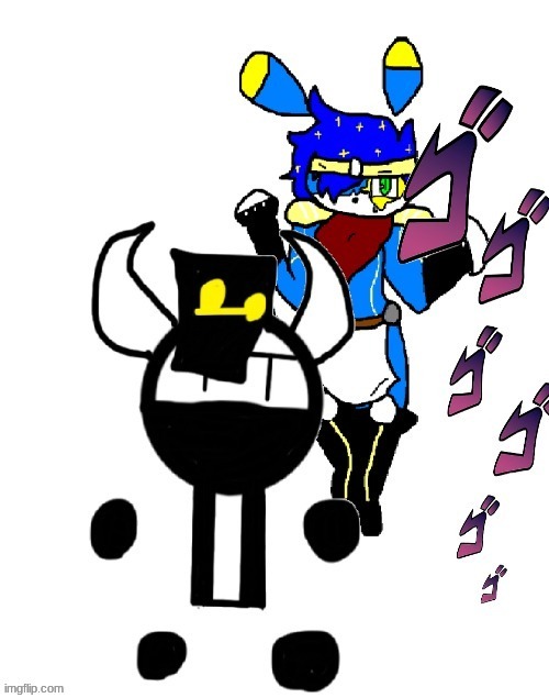 Art collab with smol bean, for those who didnt see | made w/ Imgflip meme maker