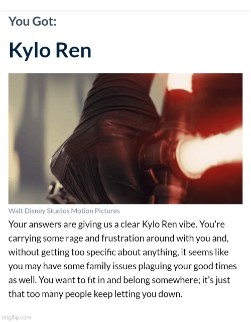 I kinda wanted Vader but kylo is good too | made w/ Imgflip meme maker