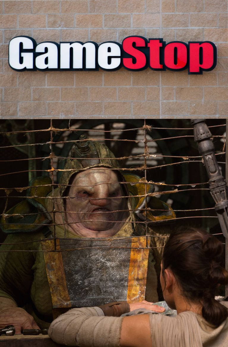 High Quality GameStop Star Wars Blank Meme Template