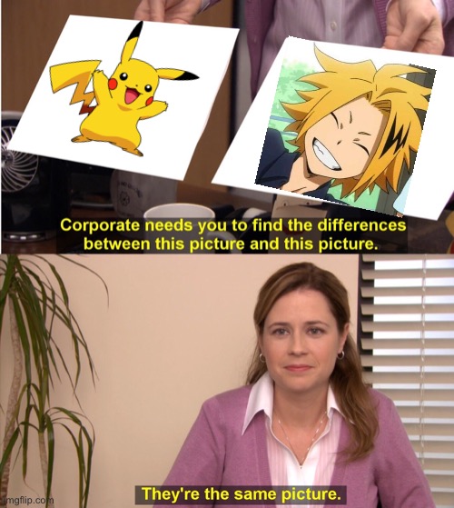 bnha meme 4 u | image tagged in memes,they're the same picture | made w/ Imgflip meme maker